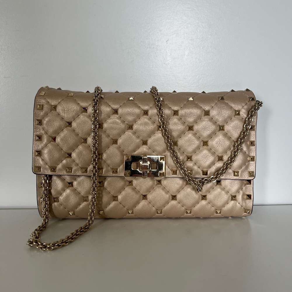 Valentino Garavani Gold Shoulder Bag